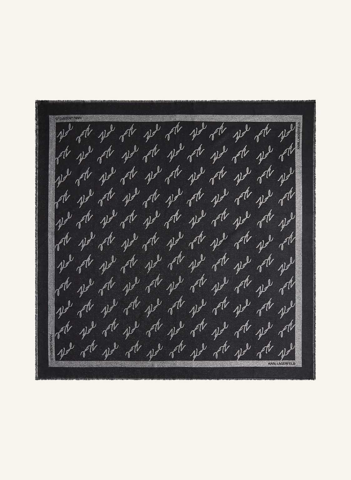 Karl Lagerfeld Schal schwarz von Karl Lagerfeld