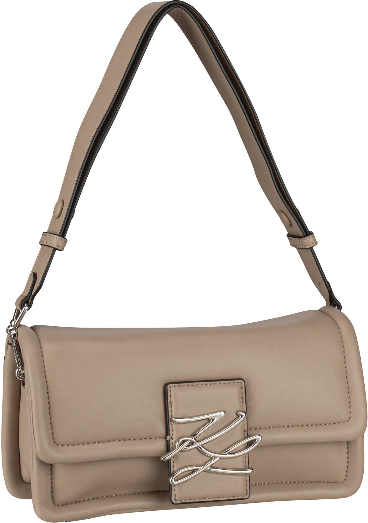 Karl Lagerfeld K/Autograph Soft SM SHB  in Beige (4 Liter), Schultertasche von Karl Lagerfeld