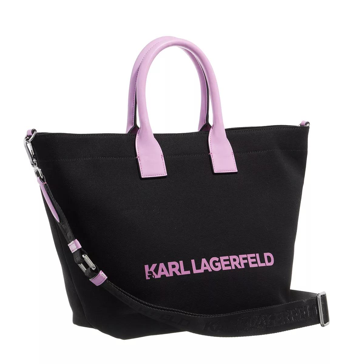 Karl Lagerfeld Shopper - Icon K Canvas Shopper - Gr. unisize - in Schwarz - für Damen von Karl Lagerfeld