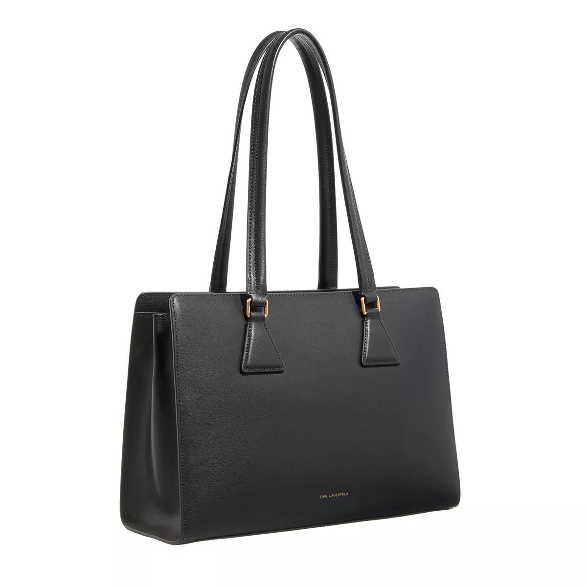 Karl Lagerfeld Shopper - K/Lock Medium Tote - Gr. unisize - in Schwarz - für Damen von Karl Lagerfeld