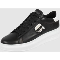 Karl Lagerfeld Sneaker aus Leder in Black, Größe 44 von Karl Lagerfeld