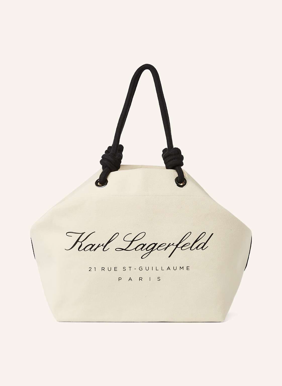 Karl Lagerfeld Strandtasche weiss Karl Lagerfeld Strandtasche weiss von Karl Lagerfeld