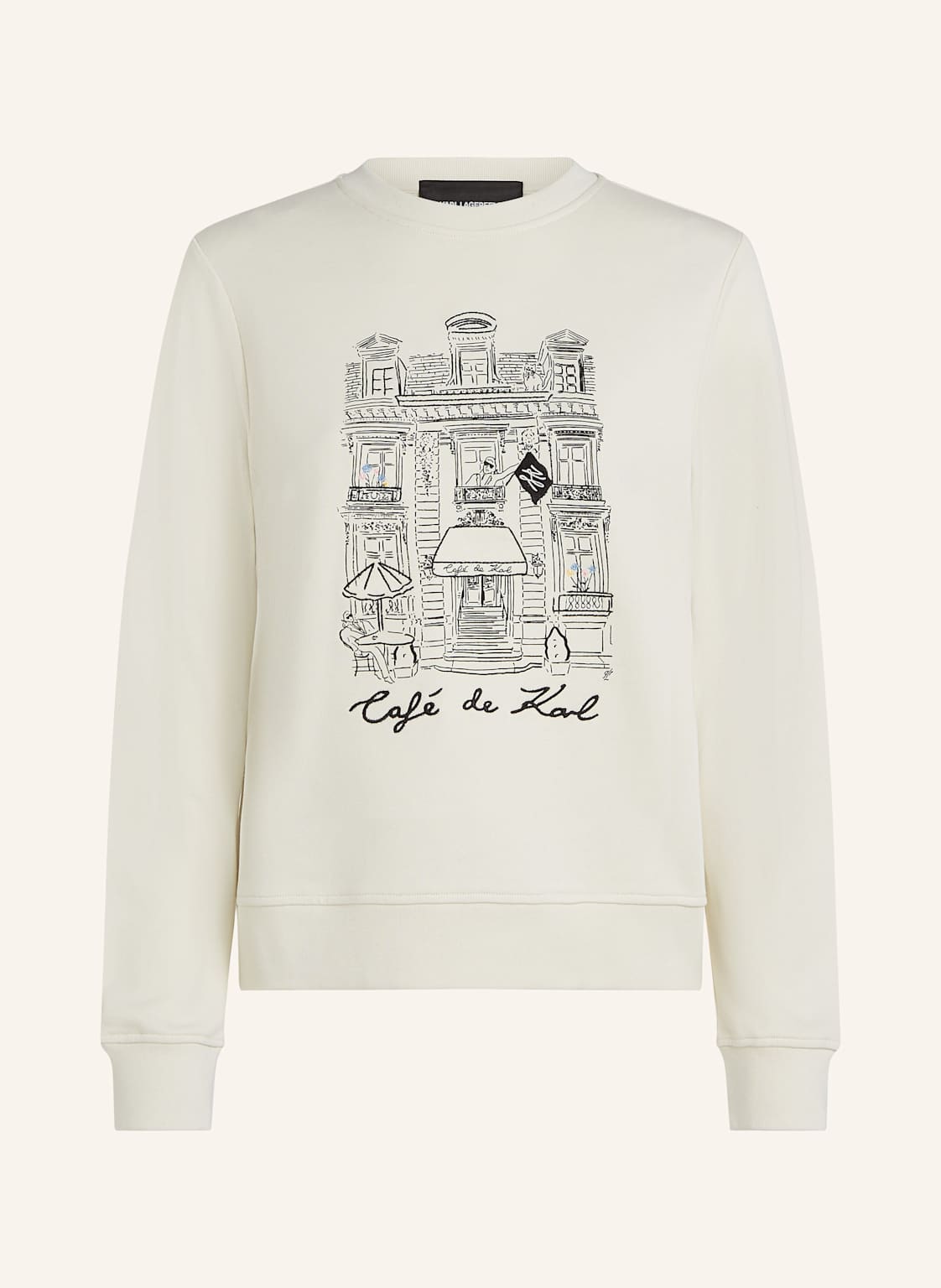 Karl Lagerfeld Karl Lagerfeld X Jorge Parra Sweatshirt beige Karl Lagerfeld Karl Lagerfeld X Jorge Parra Sweatshirt beige von Karl Lagerfeld