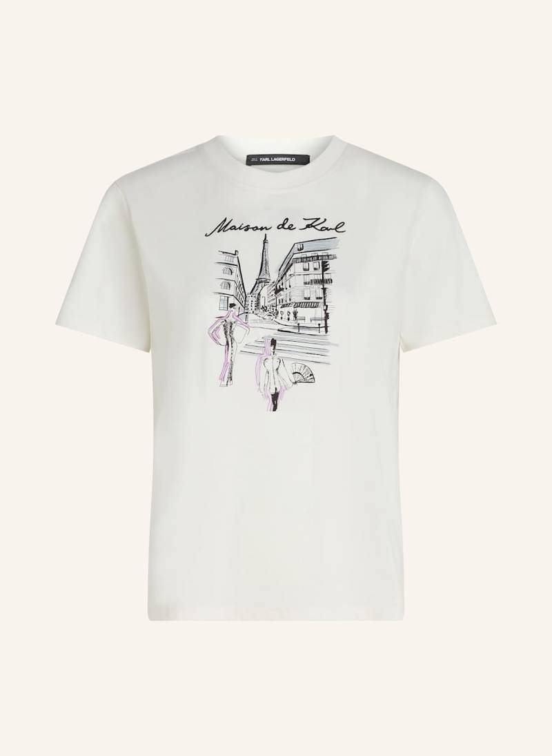 Karl Lagerfeld T-Shirt beige von Karl Lagerfeld