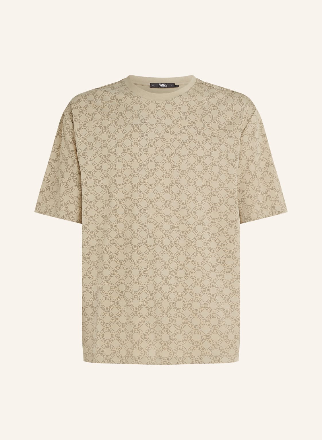 Karl Lagerfeld T-Shirt beige von Karl Lagerfeld