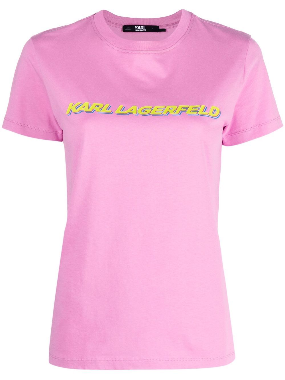 Karl Lagerfeld T-Shirt mit "Future"-Print - Rosa von Karl Lagerfeld
