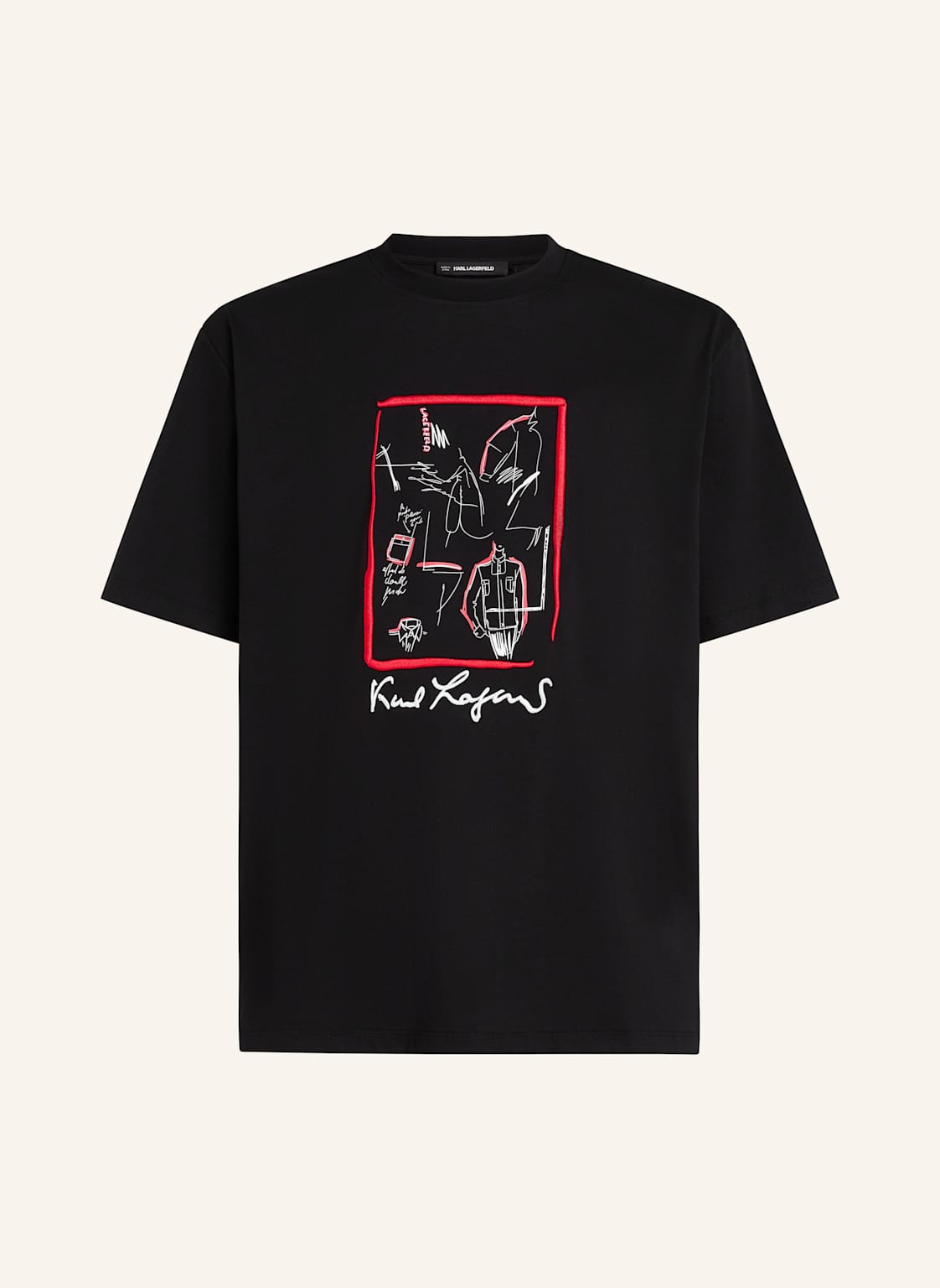 Karl Lagerfeld T-Shirt schwarz von Karl Lagerfeld