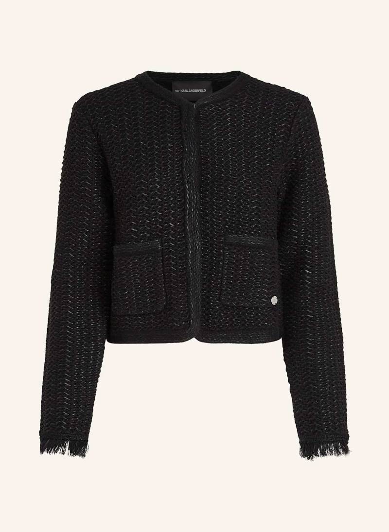 Karl Lagerfeld Top schwarz von Karl Lagerfeld