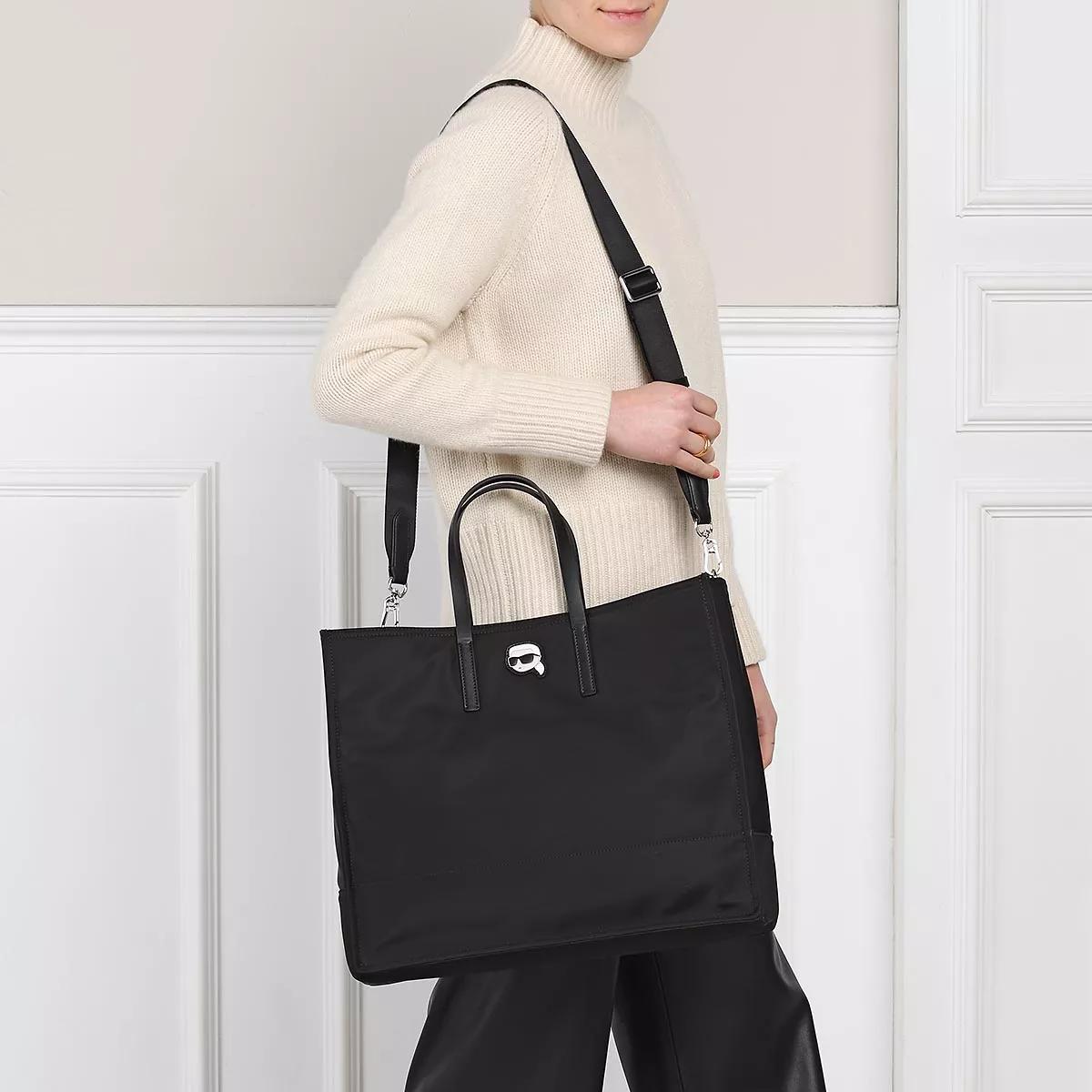 Karl Lagerfeld Tote - Ikonik Nylon Tote - Gr. unisize - in Schwarz - für Damen von Karl Lagerfeld