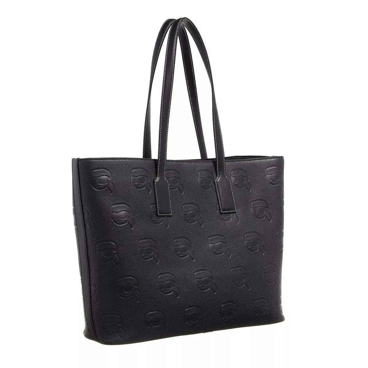 Karl Lagerfeld Tote - K/Ikonik 2.0 Leath Tote - Gr. unisize - in Schwarz - für Damen von Karl Lagerfeld