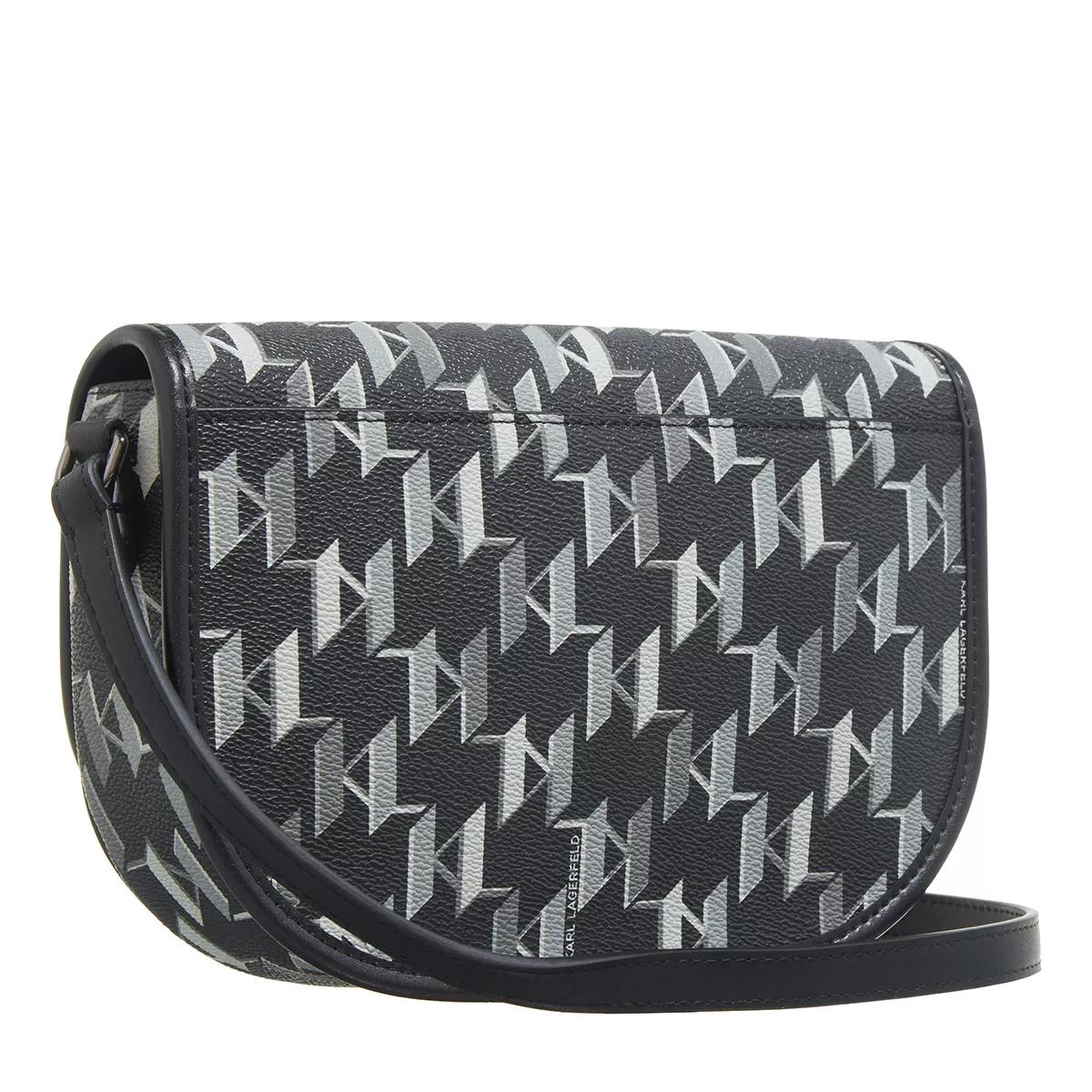 Karl Lagerfeld Tote - K/Ikonik 2.0 Mono Cc Flap Cb - Gr. unisize - in Schwarz - für Damen von Karl Lagerfeld