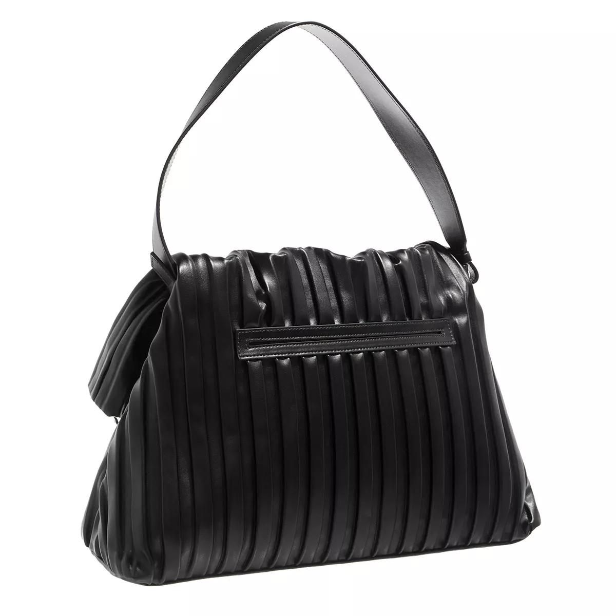 Karl Lagerfeld Tote - Klxav Pleated Folded Tote - Gr. unisize - in Schwarz - für Damen von Karl Lagerfeld