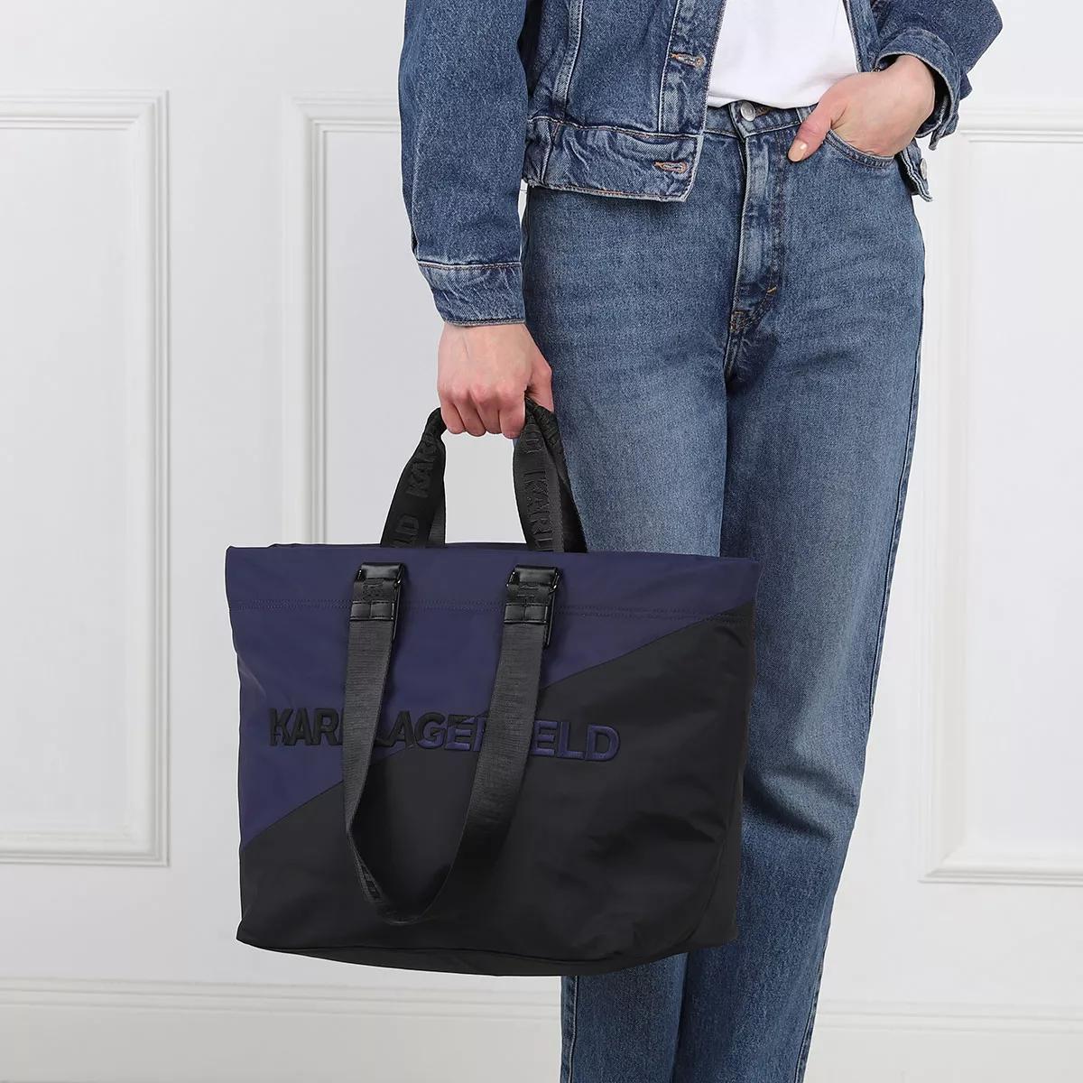 Karl Lagerfeld Tote - Klxcd Tote Nylon - Gr. unisize - in Blau - für Damen von Karl Lagerfeld