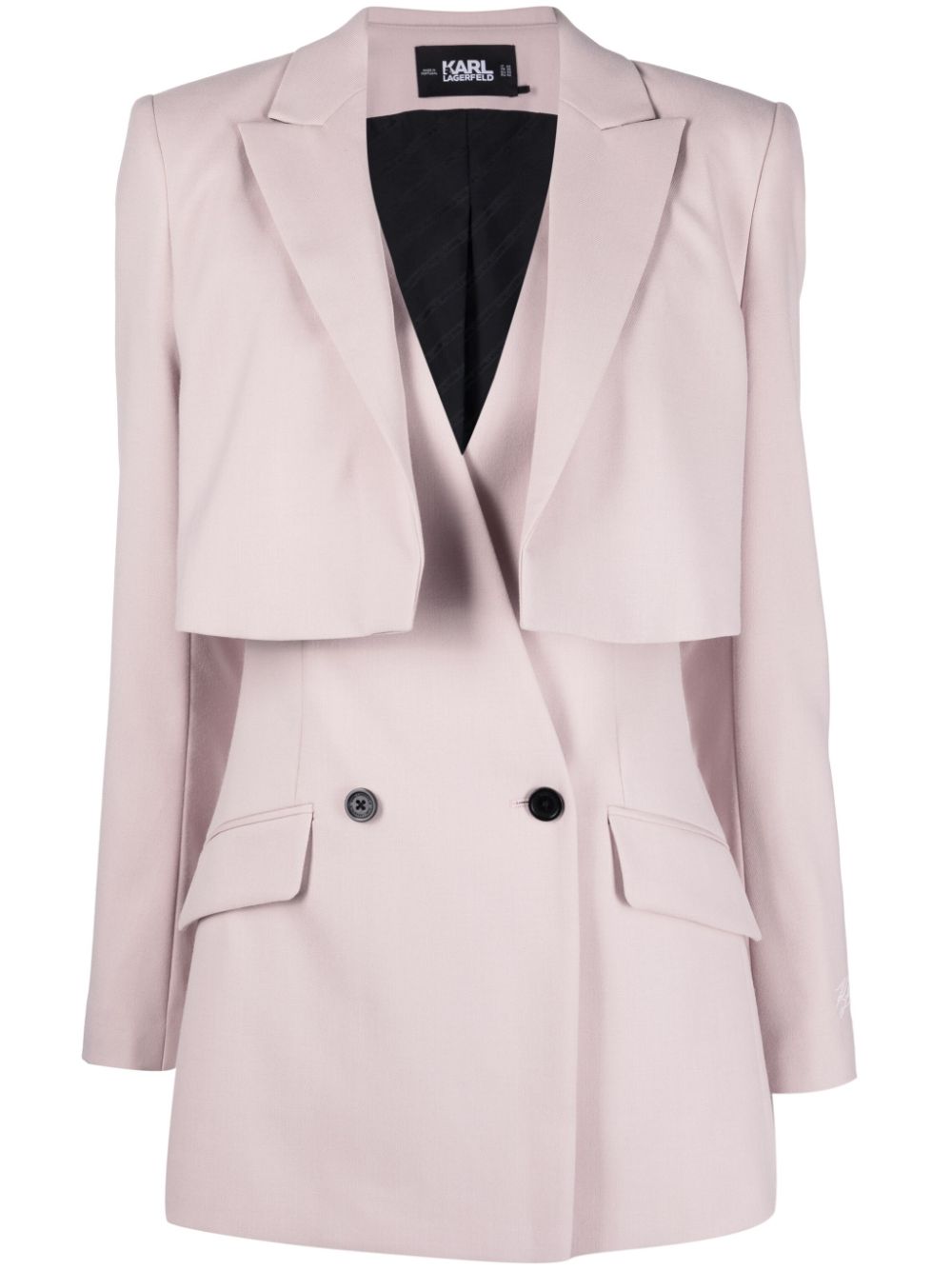 Karl Lagerfeld Transformer Blazer - Rosa von Karl Lagerfeld