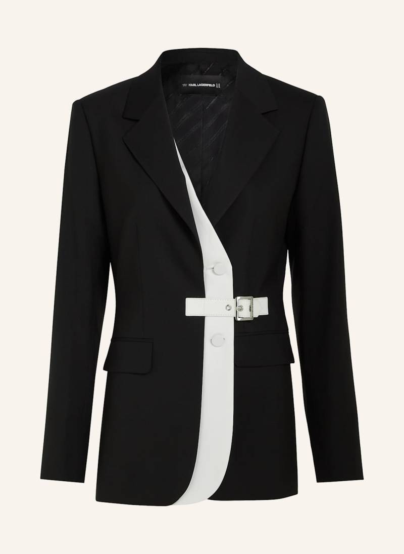 Karl Lagerfeld Weste schwarz von Karl Lagerfeld