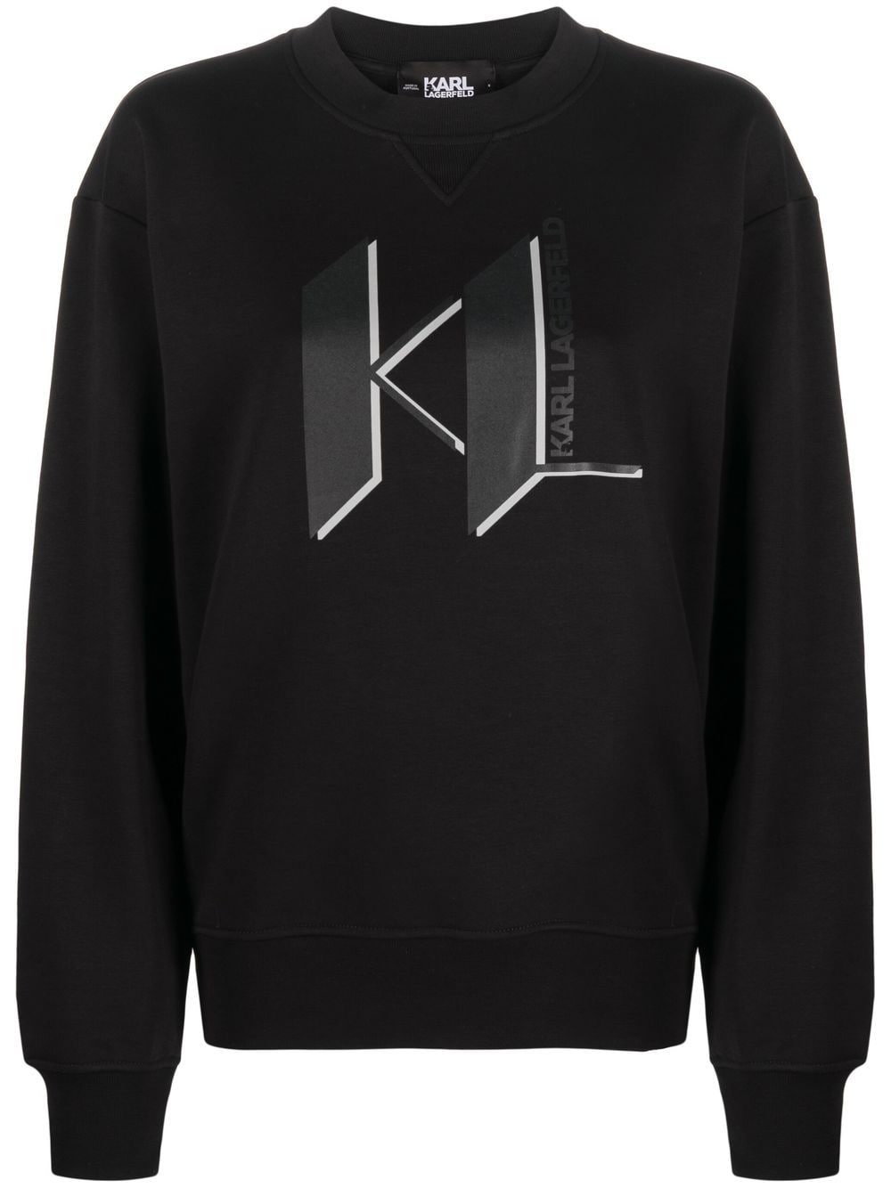 Karl Lagerfeld Sweatshirt mit Logo-Print - Schwarz von Karl Lagerfeld