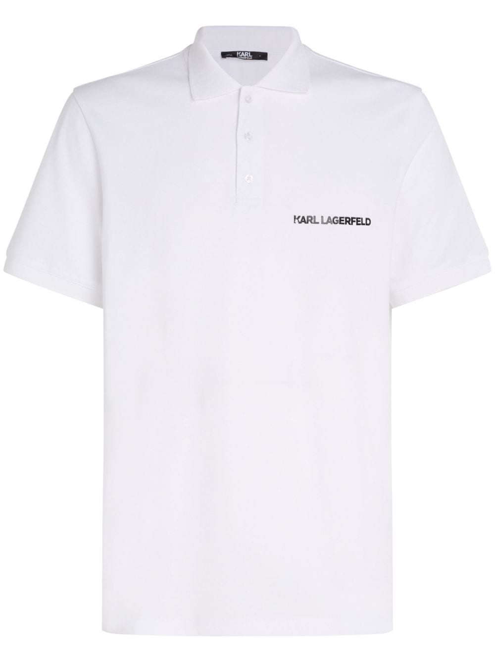 Karl Lagerfeld Poloshirt aus Bio-Baumwolle - Weiß von Karl Lagerfeld