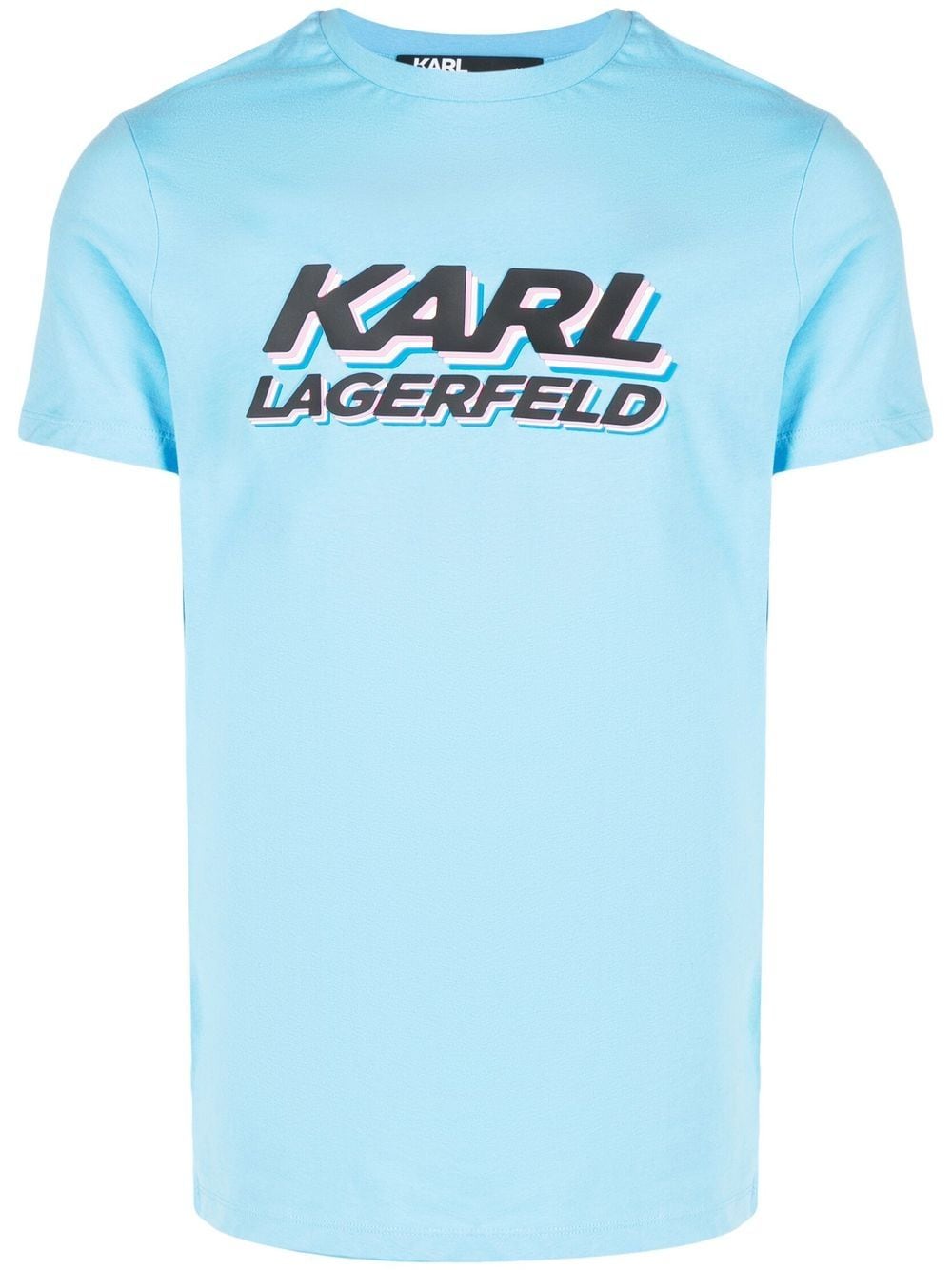 Karl Lagerfeld T-Shirt mit Logo-Print - Blau von Karl Lagerfeld