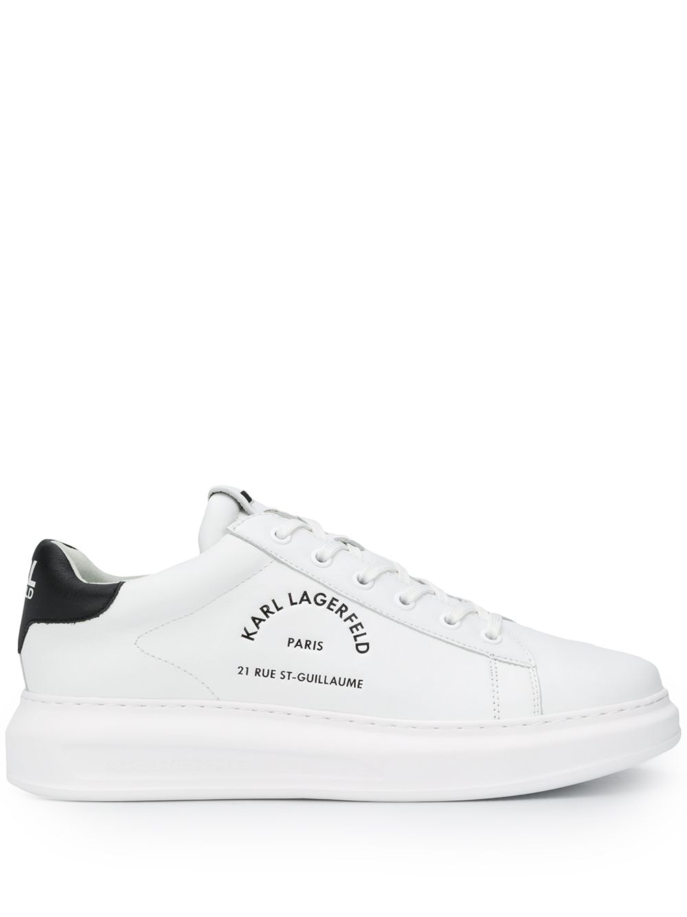 Karl Lagerfeld Rue St-Guillaume Kapri Sneakers - Weiß von Karl Lagerfeld