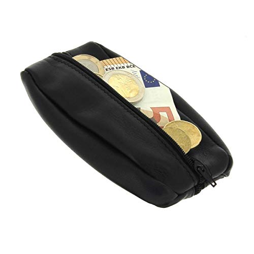 KARL LOVEN Münzbörsen Geldbörse Herren aus Leder Münze Geldschein Schwarz von Karl Loven