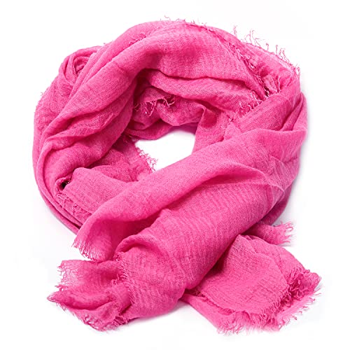 Karl Loven Halstücher Damen - Halstuch - Zerknittert - Pashmina - Schal - Hals, Fuschia rosa Karl Loven Halstücher Damen - Halstuch - Zerknittert - Pashmina - Schal - Hals, Fuschia rosa von Karl Loven