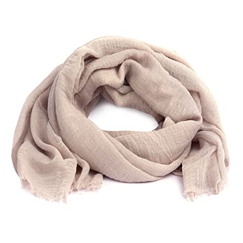 Karl Loven Halstücher Damen - Halstuch - Zerknittert - Pashmina - Schal - Hals, Sahne Karl Loven Halstücher Damen - Halstuch - Zerknittert - Pashmina - Schal - Hals, Sahne von Karl Loven