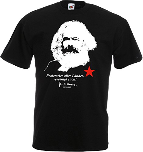Karl Marx Proletarier Aller Länder, vereinigt euch! T-Shirt Karl Marx Proletarier Aller Länder, vereinigt euch! T-Shirt von Karl Marx