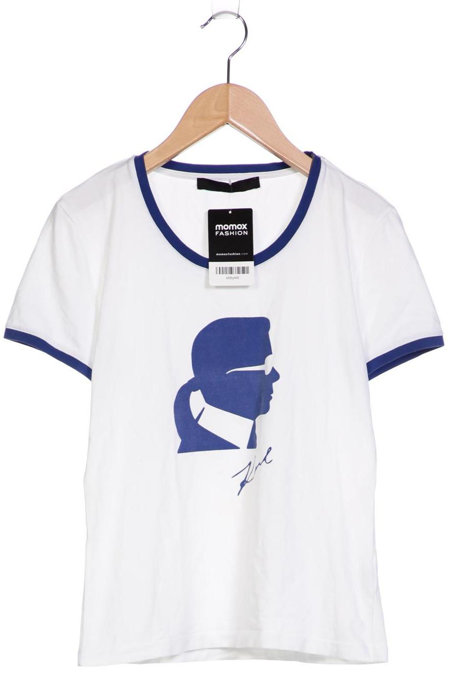 Karl by Karl Lagerfeld Damen T-Shirt, weiß von Karl by Karl Lagerfeld