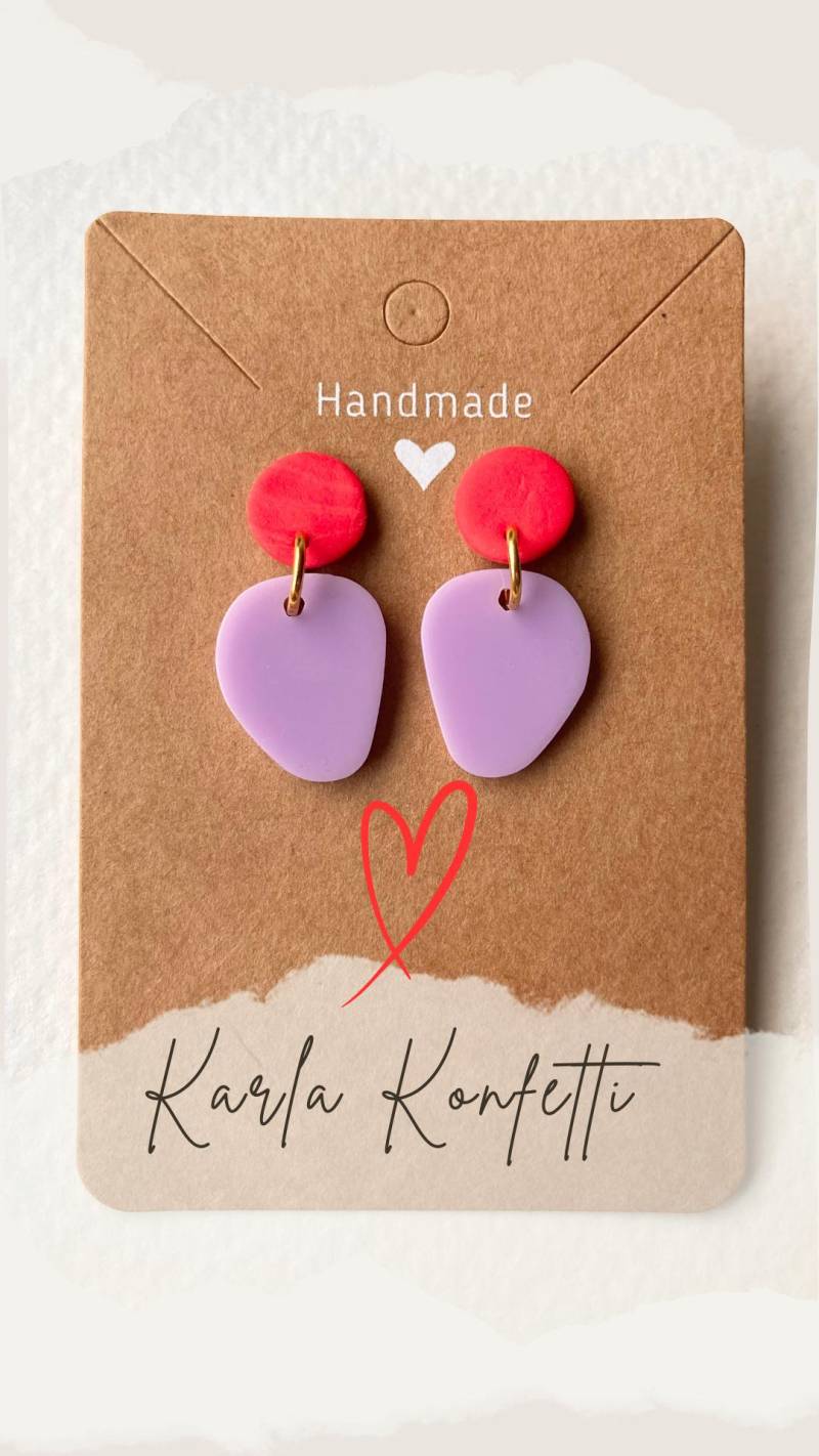 Ohrstecker L Edelstahl I Antiallergen Polymer Fimo Statementschmuck Ohrstecker L Edelstahl I Antiallergen Polymer Fimo Statementschmuck von KarlaKonfetti