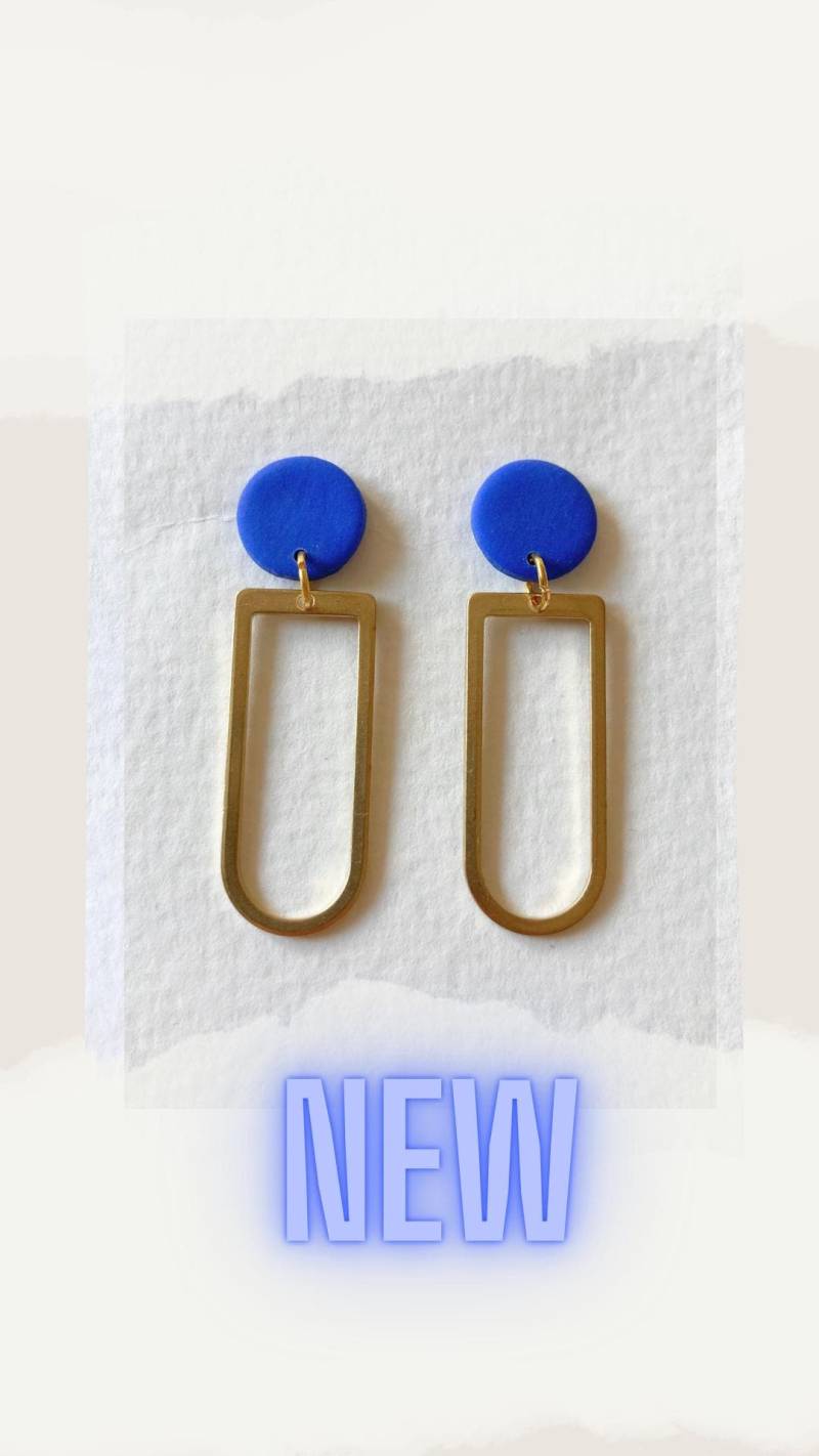 Ohrstecker Vergoldet L Antiallergen I Edelstahl Polymer Fimo Statementschmuck Ohrstecker Vergoldet L Antiallergen I Edelstahl Polymer Fimo Statementschmuck von KarlaKonfetti