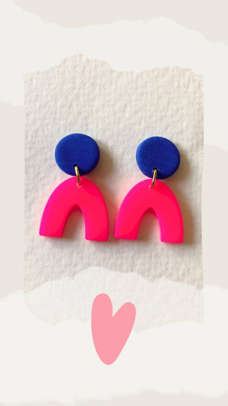 Ohrstecker Vergoldet L Antiallergen I Edelstahl Polymer Fimo Statementschmuck Ohrstecker Vergoldet L Antiallergen I Edelstahl Polymer Fimo Statementschmuck von KarlaKonfetti