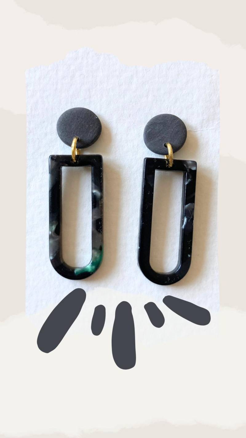Ohrstecker Vergoldet L Antiallergen I Edelstahl Polymer Fimo Statementschmuck Ohrstecker Vergoldet L Antiallergen I Edelstahl Polymer Fimo Statementschmuck von KarlaKonfetti