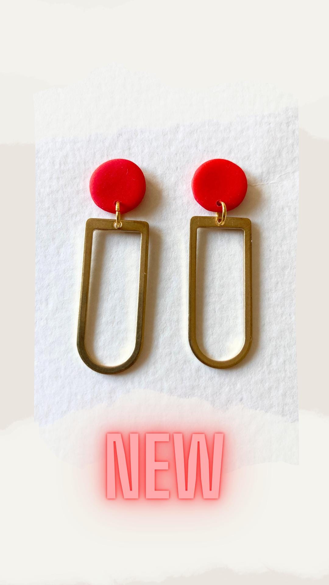 Ohrstecker Vergoldet L Antiallergen I Edelstahl Polymer Fimo Statementschmuck Ohrstecker Vergoldet L Antiallergen I Edelstahl Polymer Fimo Statementschmuck von KarlaKonfetti