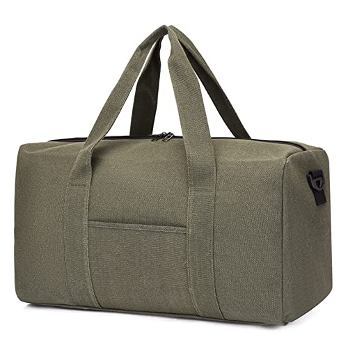Große Reisetasche aus Segeltuch, Reisetasche, Sporttasche, Turnbeutel für Damen und Herren, armee-grün, L Große Reisetasche aus Segeltuch, Reisetasche, Sporttasche, Turnbeutel für Damen und Herren, armee-grün, L von Karlak