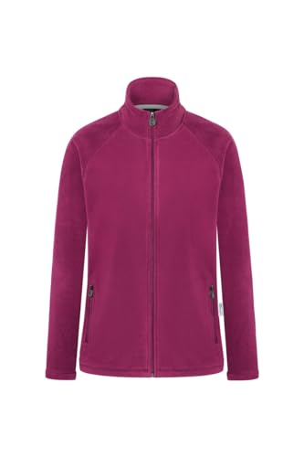 Karlowsky PASSION Damen Workwear Fleecejacke WARM-UP Langarm Stehkragen Raglan-Schnitt Polyester OEKO-TEX pflegeleicht Fuchsia Größe L von Karlowsky