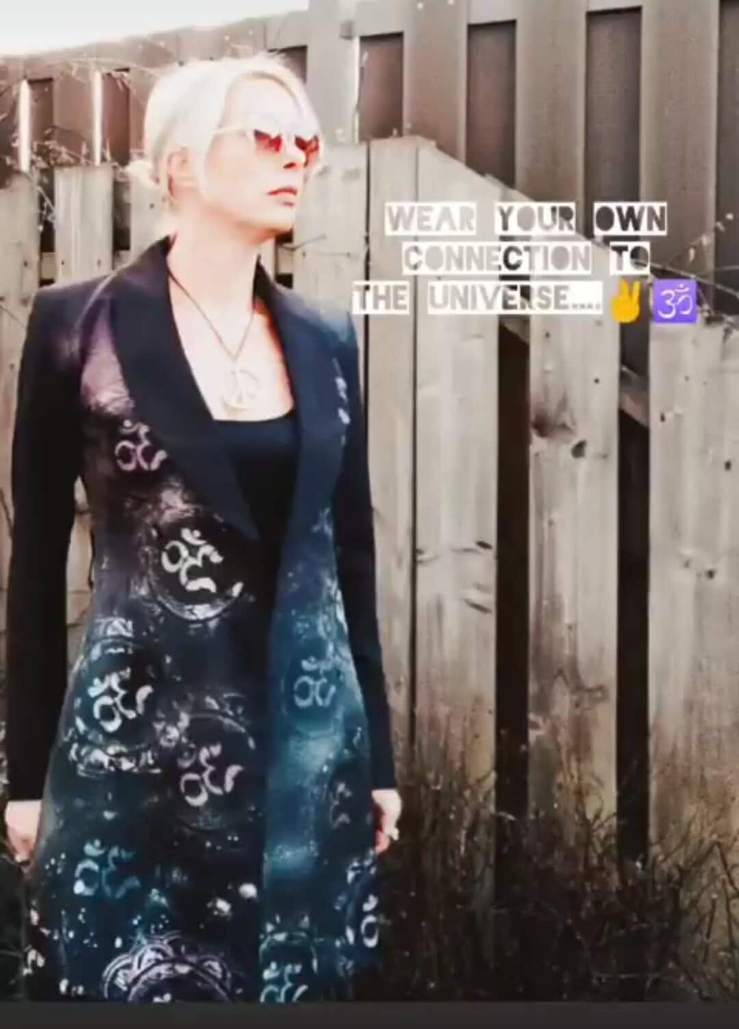 Vintage+ Upcycled Jacket/ Jacke + Buddha Yoga Hippie von KarmaDeMao