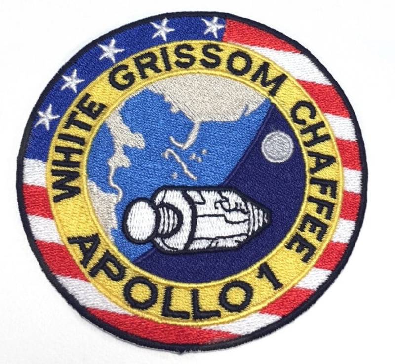 Apollo 1 Patch | 3, 5 Zoll Gesticktes Aufbügeln Oder Aufnähen Applikation Astronaut Raumanzug Souvenir Diy Kostüm Mondlandung Geschenk Patches von KarmaPatch