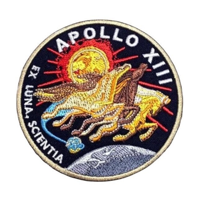 Apollo 13 Mission Patch | 3, 5 Zoll Gesticktes Aufnähen Zum Astronaut Raumanzug Souvenir Kostüm Mondlandung Geschenk Aufnäher von KarmaPatch