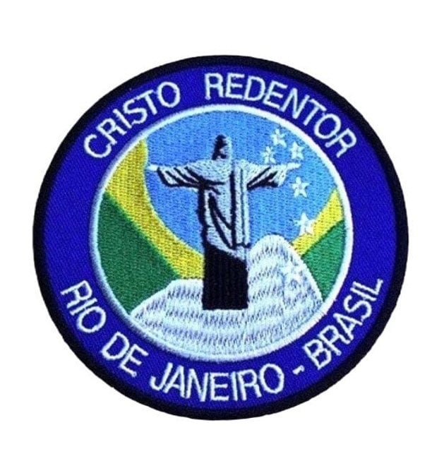 Christus Der Erlöser Aufnäher Cristo Redentor Rio Dejane Brasilien | 3, 5 Zoll Emblem Crest Jesus Statue Souvenir Geschenk von KarmaPatch