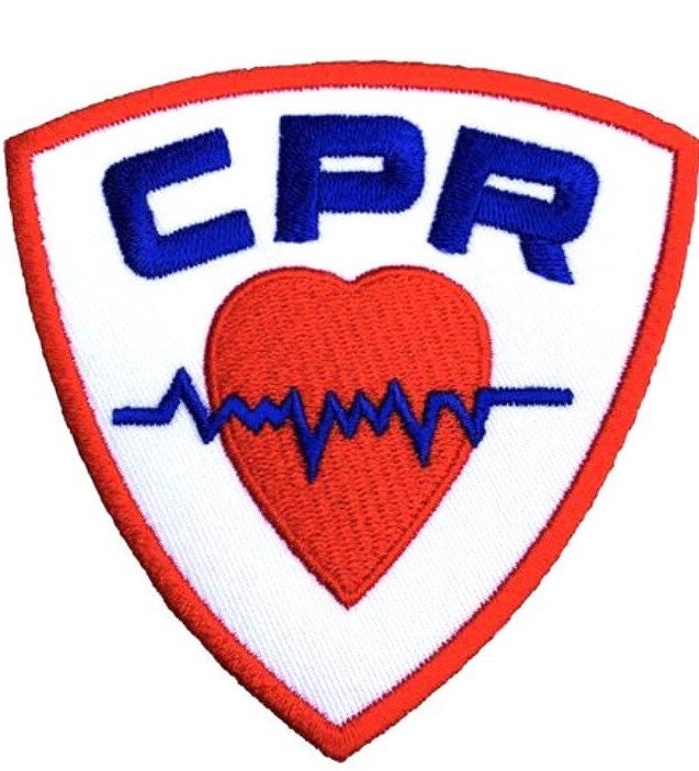 Cpr Patch | 3, 5 Inch Gesticktes Aufnäher Zum Aufbügeln Oder Aufnähen Kostüm Perfekt Für Tasche, Rucksack, Mütze, Shirts, Erste Hilfe Aed Emc von KarmaPatch