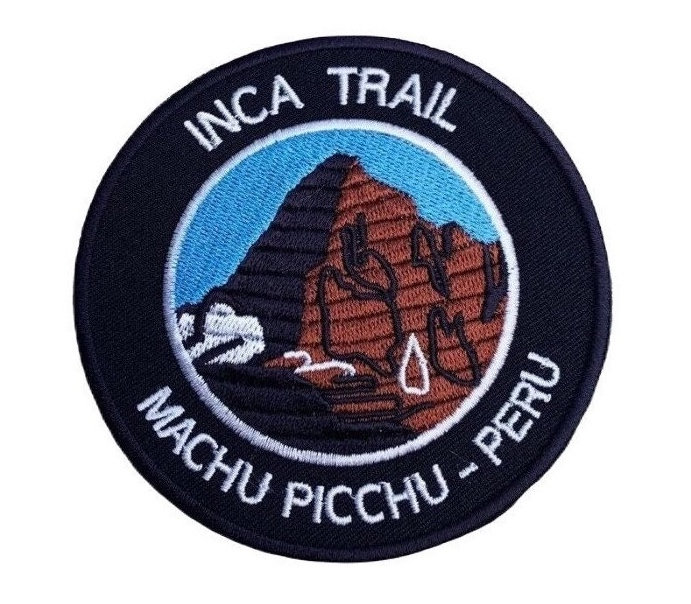Inka Pfad Machu Picchu Peru Patch | 3, 5 Zoll Zum Aufbügeln Südamerika Urlaub Berg Trek Souvenir Emblem Rucksack Geschenk Aufnäher von KarmaPatch