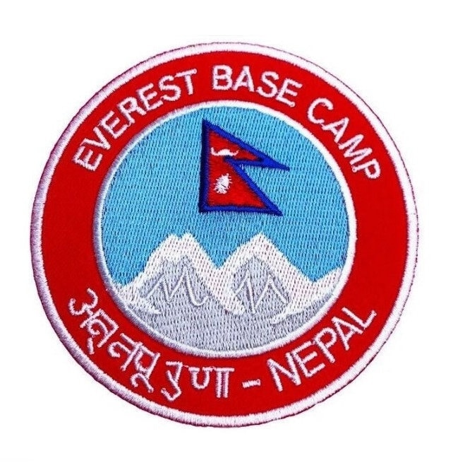 Mount Everest Basislager Nepal Patch | 3, 5 Zoll Zum Aufbügeln Aufnähen von KarmaPatch