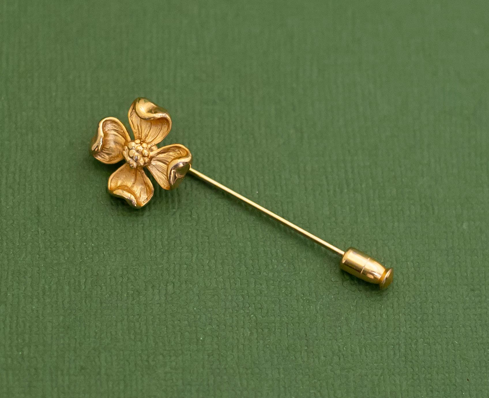 Vintage Boho Gold Ton Floral Stickpin K5 von KarmaVintageUS