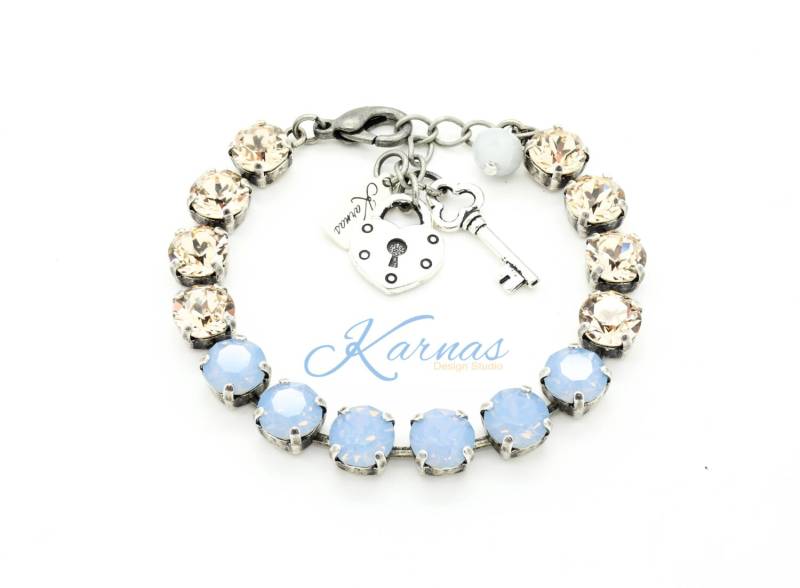 Cloud Nine 8 Mm Bettelarmband Aus K.d.s. Premium Kristall Wählen Sie Ihr Finish Karnas Design Studio ™ von KarnasDesignStudio