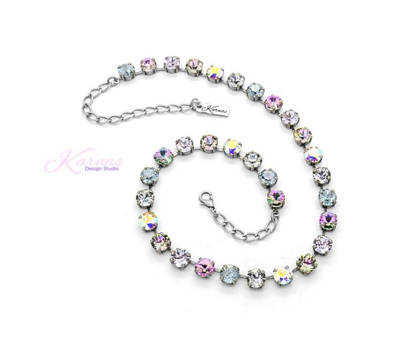 Cool & Casual 8 Mm Halskette Made With K.d.s. Premium Kristall Wählen Sie Ihr Finish Karnas Design Studio ™ von KarnasDesignStudio