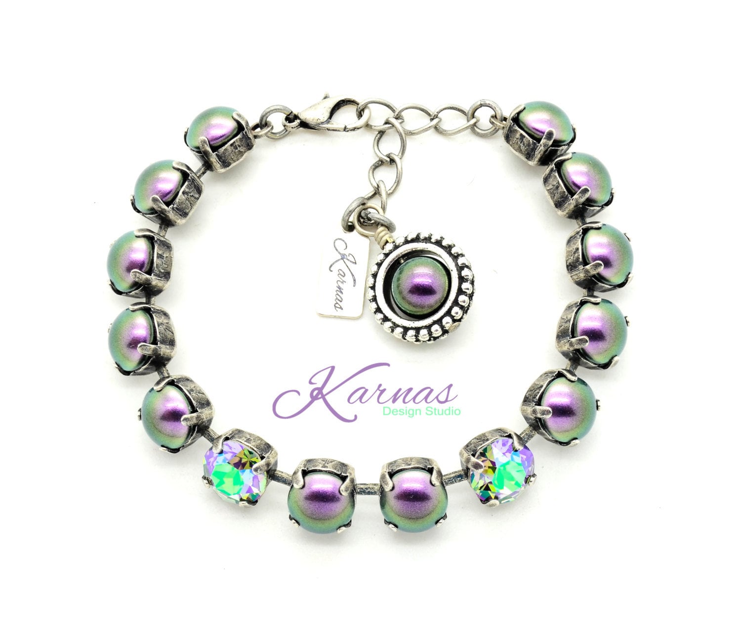 Crystal Paradise Pearl Kristall & Perle 8 Mm Armband Mit K.d.s. Premium Wählen Sie Ihr Finish Karnas Design Studio Crystal Paradise Pearl Kristall & Perle 8 Mm Armband Mit K.d.s. Premium Wählen Sie Ihr Finish Karnas Design Studio von KarnasDesignStudio