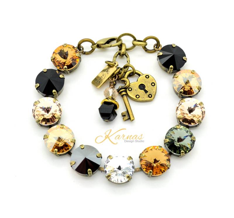 Gepard Chic 12 Mm Bettelarmband K.d.s. Premium Kristall Wählen Sie Ihr Finish Karnas Design Studio ™ von KarnasDesignStudio