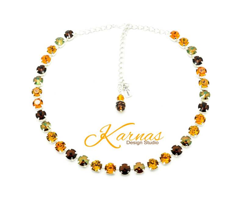 Harvest Delight Halskette K.d.s. Premium Kristall Wählen Sie Ihr Finish Karnas Design Studio ™ von KarnasDesignStudio