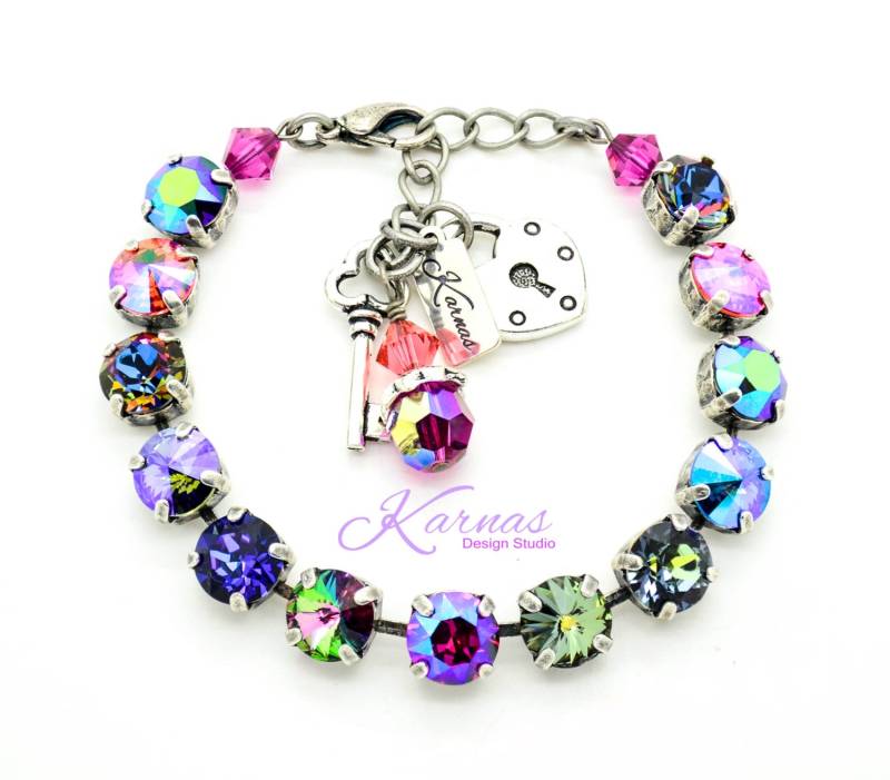 Hello Sunshine 8mm Kristall Armband Mit K.d.s. Premium Wählen Sie Ihr Finish Karnas Design Studio von KarnasDesignStudio