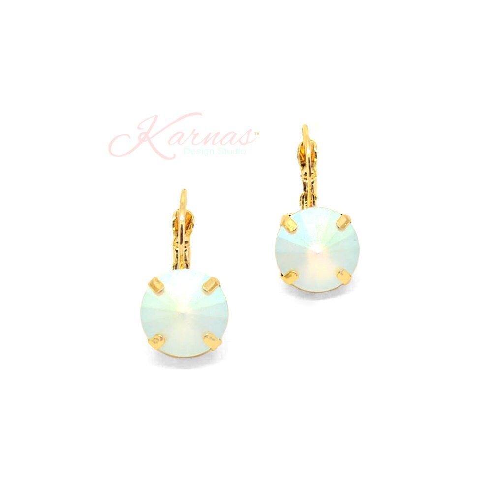 Spring Frost 12 Mm Tropfen Oder Ohrstecker K.d.s. Premium Kristall Wählen Sie Ihr Finish Karnas Design Studio ™ von KarnasDesignStudio